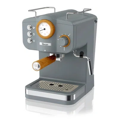 Swan Nordic 20-bar Espresso Machine In Gray