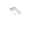 Swan Solid Surface 11" X 17.75" Undermount Kitchen Sink In White