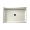 Swan Solid Surface 32" X 48" Single Threshold Shower Base In Bisque