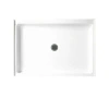 Swan Solid Surface 34" X 48" Single Threshold Shower Base In White