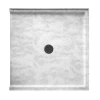 Swan Solid Surface 37" X 38" Single Threshold Shower Base In Ice