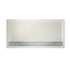Swan Solid Surface 64" X 34" Single Threshold Shower Base In Bisque