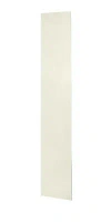 Swan Solid Surface 96" X 12" X 0.25" One Panel Shower Wall In Crystal White