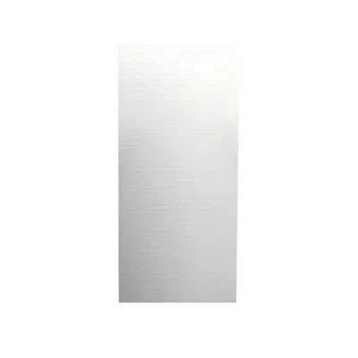 Swan Solid Surface 96" X 36" X 0.25" One Panel Shower Wall In Tahiti White
