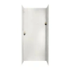 Swan Solid Surface 96" X 36" X 36" Three Panel Shower Wall In Bisque