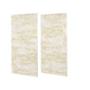 Swan Solid Surface 96" X 48" X 0.25" Two Panel Shower Wall In Ice