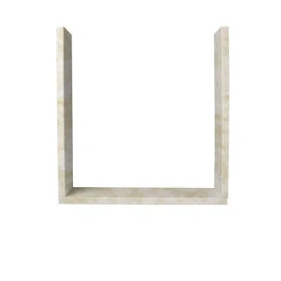 Swan Solid Surface Shower Trim Kit In Golden Steppe