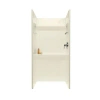 Swan Veritek Three Panel Shower Wall In White