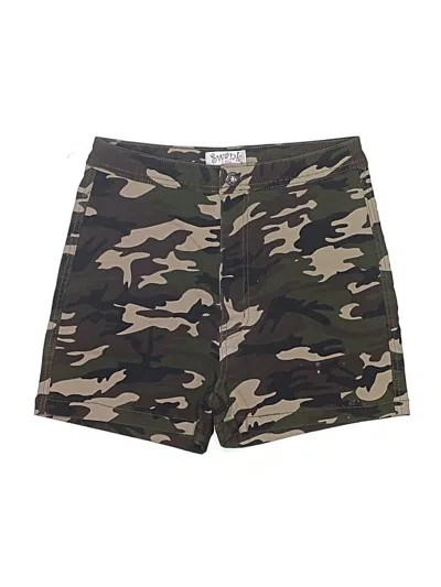 Pre-owned Swank Cargo Shorts In Green