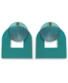 Swanky Designs Carlotta Drop Earrings In Turquoise