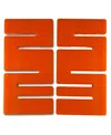 Swanky Designs Dream Drop Earrings In Orange