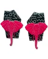 Swanky Designs Ella Studs Earrings In Pink