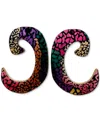 Swanky Designs Micaela Stud Earrings In Multi