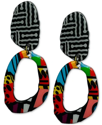 Swanky Designs Nailah Dangle Earrings In Multi