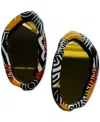 Swanky Designs Sarai Stud Earrings In Brown