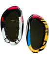 Swanky Designs Sarai Stud Earrings In Multi