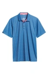 Swannies Ashton Scatter Print Golf Polo In Navy