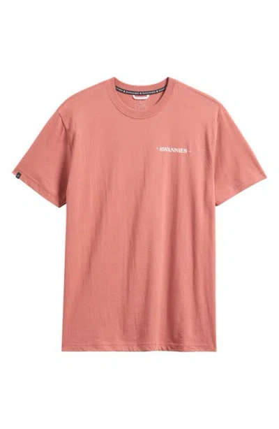 Swannies Better For The Range Graphic T-shirt In Pink