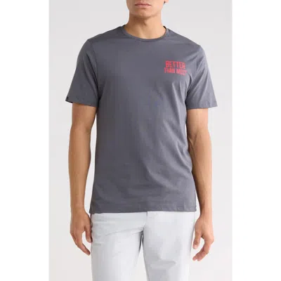 Swannies Better Than Most Cotton Blend T-shirt In Gray