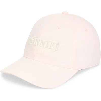 Swannies Britt Snapback Baseball Cap In White