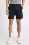 Swannies Bunker 7-inch Flat Front Stretch Golf Shorts In Graphite