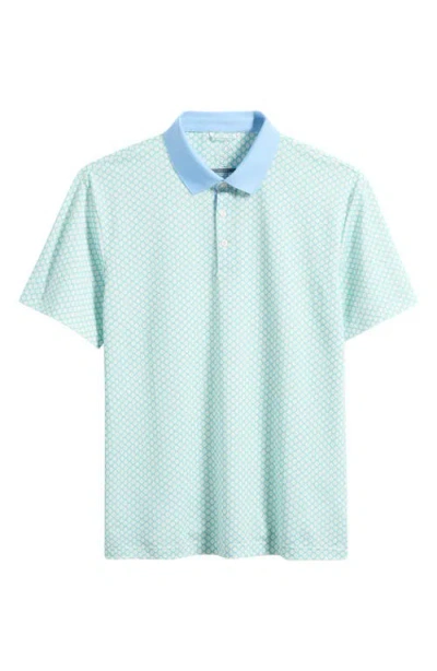 Swannies Cadence Performance Golf Polo In Green