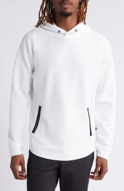 Swannies Camden Hoodie In White-black