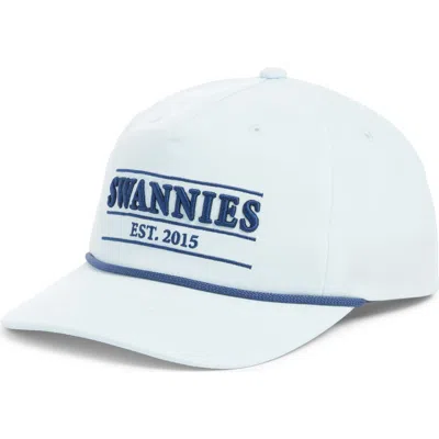 Swannies Charlie Cotton Baseball Cap In Blue