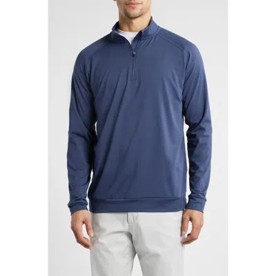 Swannies Colt Quarter Zip Golf Pullover In Navy