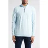 Swannies Colt Quarter Zip Golf Pullover In Sky
