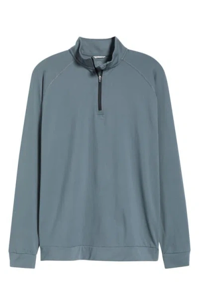 Swannies Colt Quarter Zip Pullover In Blue