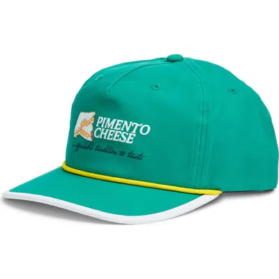 Swannies Corey Snapback Baseball Cap In Golf Green