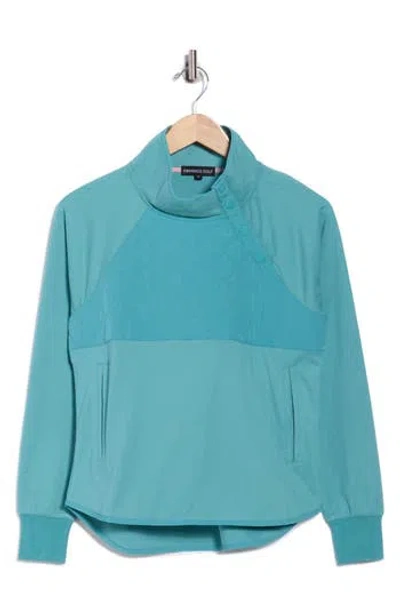 Swannies Ellis Colorblock Pullover In Blue
