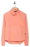 Swannies Ellis Colorblock Pullover In Orange