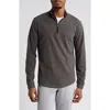 Swannies Emery Quarter Zip Golf Pullover In Gray