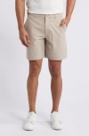 Swannies Ethan Flat Front Golf Shorts In Tan
