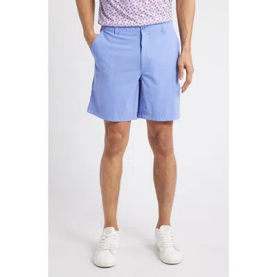 Swannies Fairway 8-inch Flat Front Stretch Golf Shorts In Iris