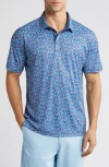 SWANNIES FORE SCATTER PRINT GOLF POLO