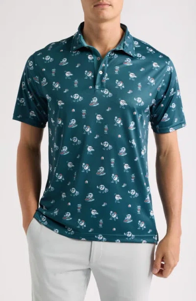Swannies Jet Performance Golf Polo In Multi