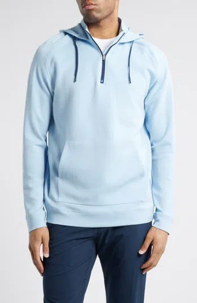 Swannies Jonathan Quarter Zip Golf Hoodie In Blue