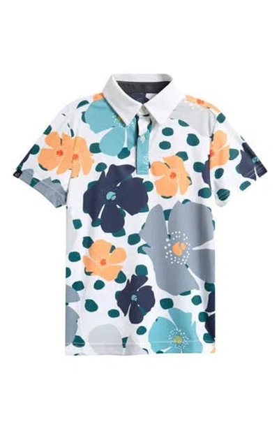 Swannies Kids' Mellblom Athletic Fit Polo In Multi