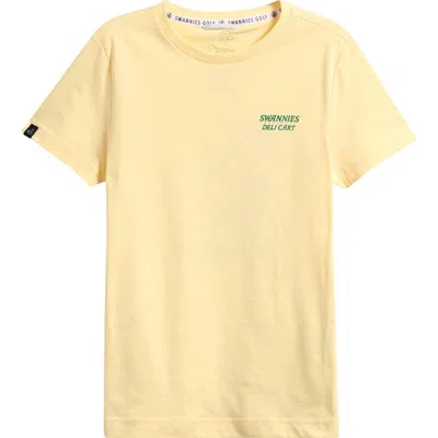 Swannies Kids' Pimento Cheese Graphic T-shirt In Yellow