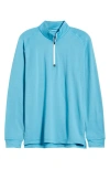 SWANNIES LUKAS QUARTER ZIP WAFFLE GOLF PULLOVER