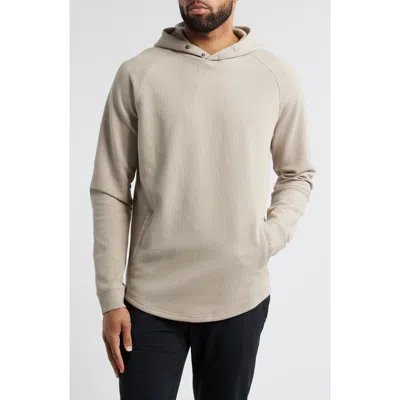 Swannies Luke Textured Hoodie In Neutral