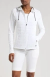 Swannies Mccartan Mixed Media Jacket In White
