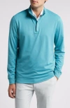 Swannies Mckinnon Quarter Zip Golf Pullover In Blue