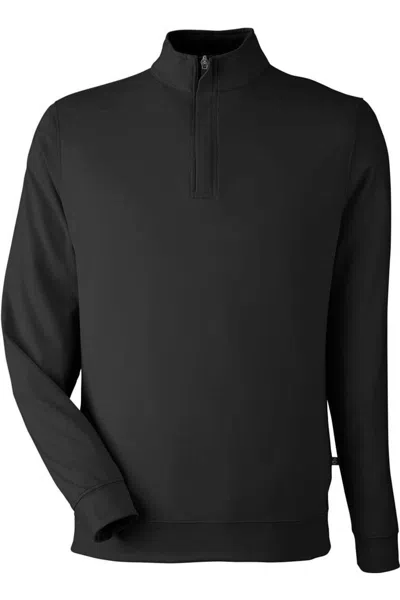 Swannies Mckinnon Quarter-zip Pullover In Black