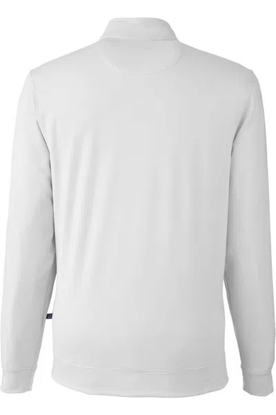 Swannies Mckinnon Quarter-zip Pullover In White