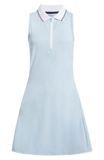 Swannies Millie Sleeveless Polo Dress In Sky