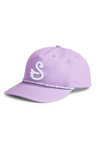 Swannies Monroe Baseball Cap In Purple